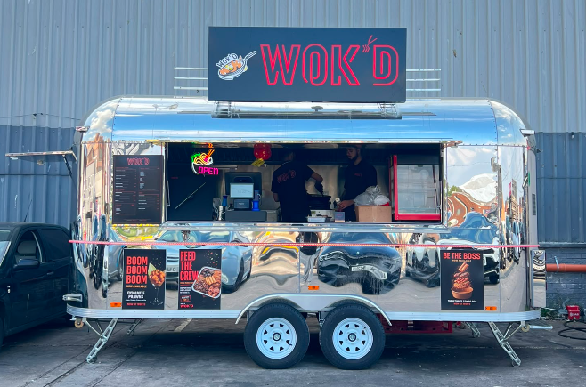 WOK'D trailer at Donuts and Chai
